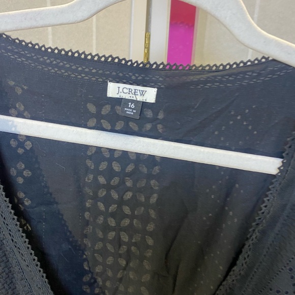 J. crew midi wrap dress in allover eyelet - Picture 6 of 8